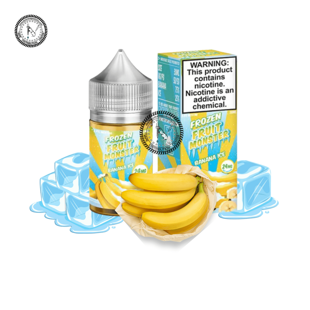 Banana Ice Vape Juice Salt by Frozen Fruit Monster Salt 30ML EJV Distro