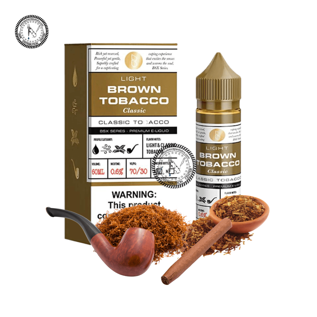Brown Tobacco by Glas Basix Series 60ML EJV Distro