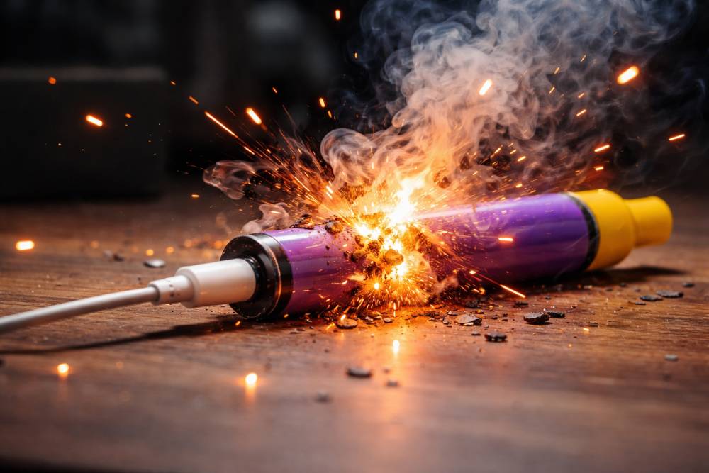 Can High Puff Disposable Vapes Explode While Charging?