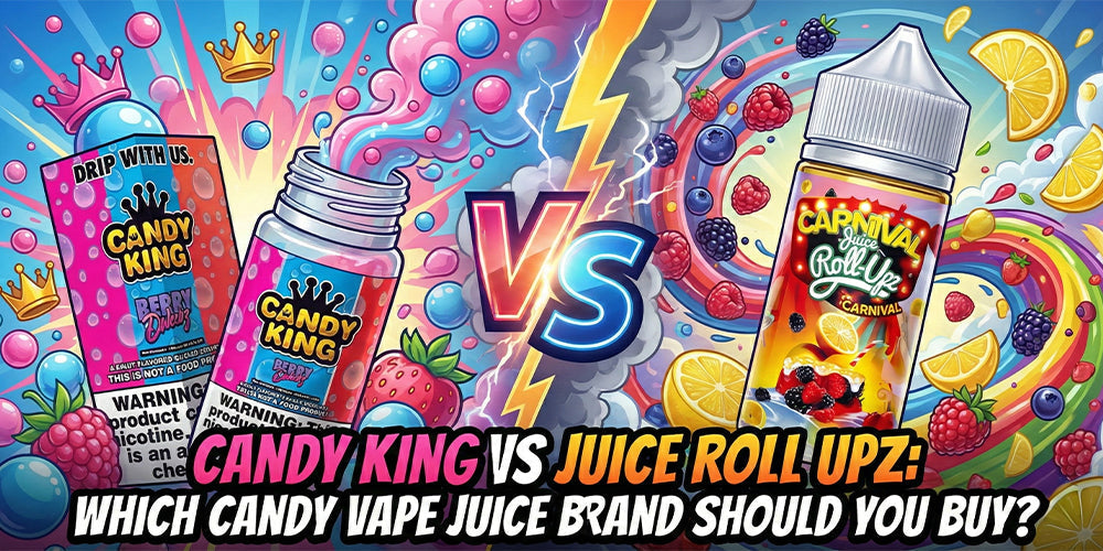 Candy King vs Juice Roll Upz: Best Candy Vape Juice?  EJV Distro