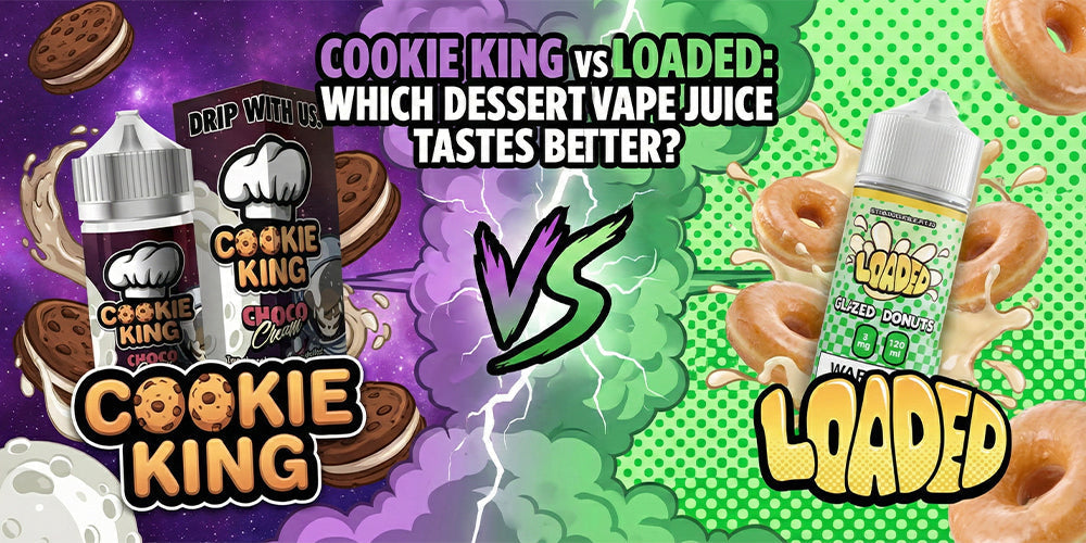 Cookie King Vape Juice Lemon Wafer E-Juice by Cookie King Choco Cream E- Juice by Cookie King - Vapor Authority