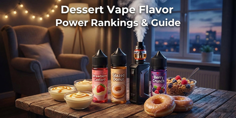 Dessert Vape Flavor Power Rankings and Guide