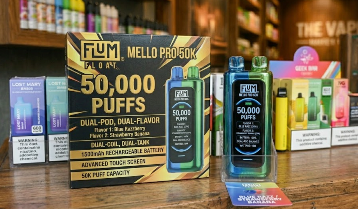 Flum Float Mello Pro 50K Disposable Vape | Buy Bulk & Wholesale EJV Distro Flum Float Mello Pro 50K Disposable Vape | Buy Bulk & Wholesale EJV Distro