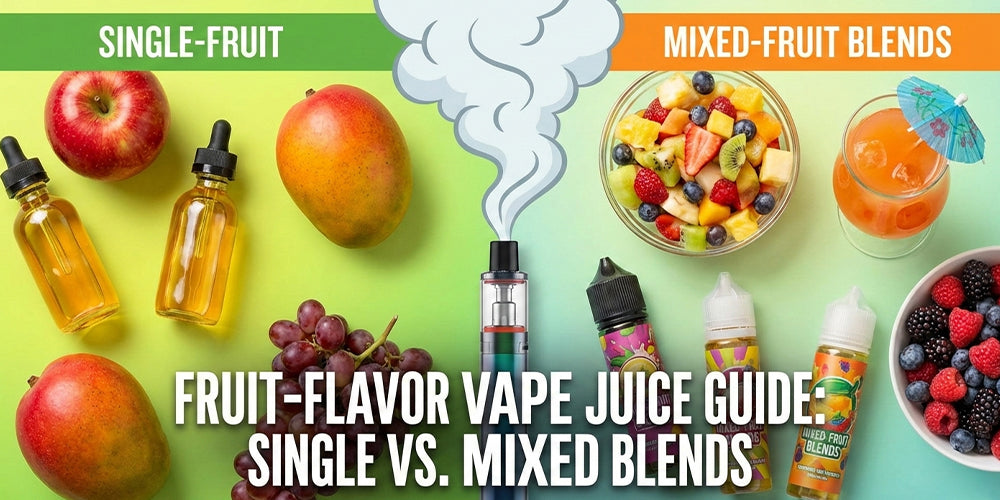 Fruit Vape Juice Guide: Single vs Mixed Blends  EJV Distro