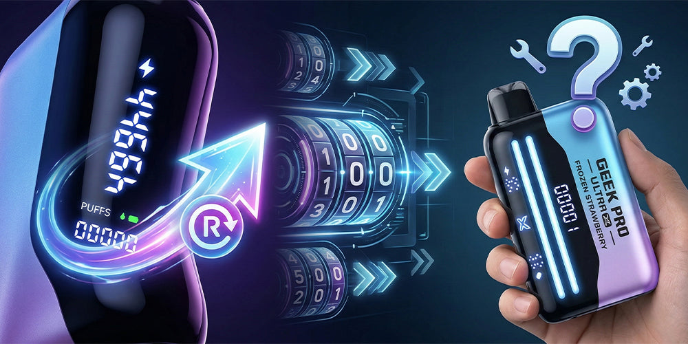 Geek Pro Ultra X puff counter reset
