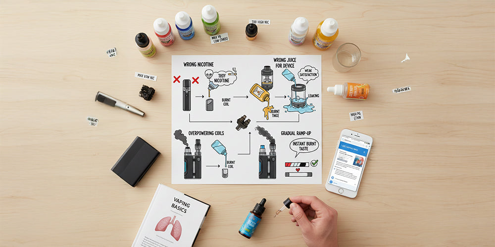 Most Common Vape Juice Mistakes Beginners Make
