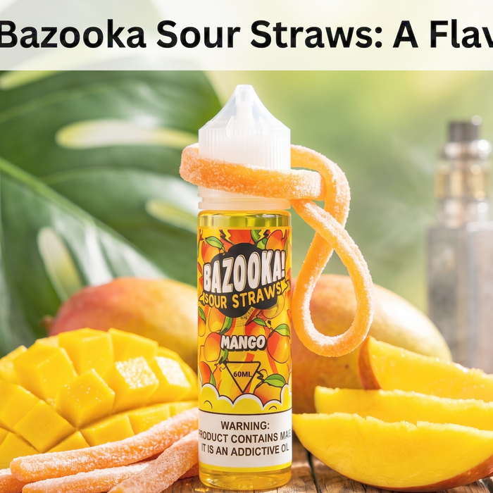 Mango by Bazooka Sour Straws 60ml Review | Best Sour Mango E-Juice