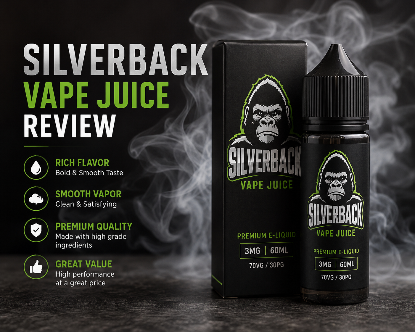 Silverback Vape Juice Review