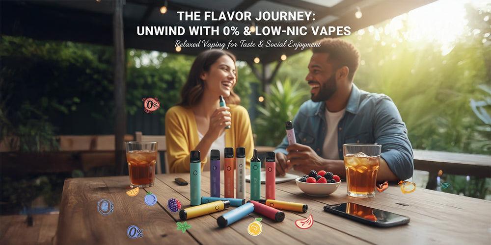 Zero-Nicotine and Low-Nic Disposable Vapes
