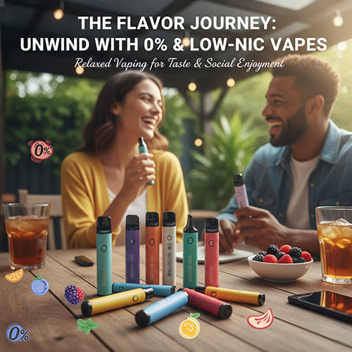 Zero-Nicotine and Low-Nic Disposable Vapes