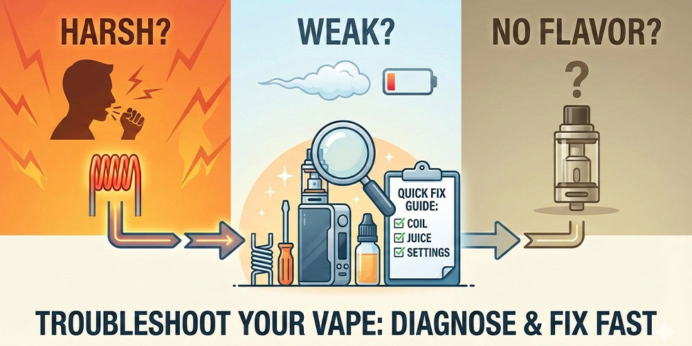 how to fix common vape juice problems
