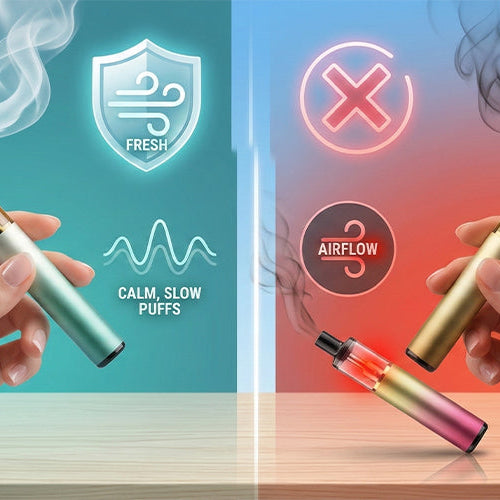 prevent burnt hits disposable vape