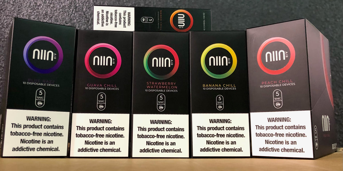 NIIN AIR Disposable Vapes  EJV Distro