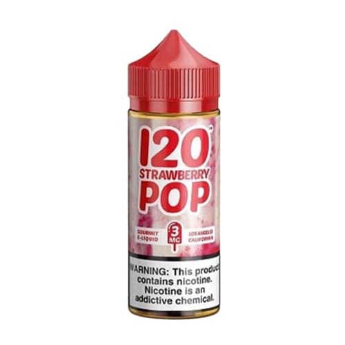 120 STRAWBERRY POP BY MAD HATTER JUICE 120ML