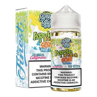 Apple Peach Sour Belts On Ice By The Finest Sweet And Sour 100ML E-Liquid