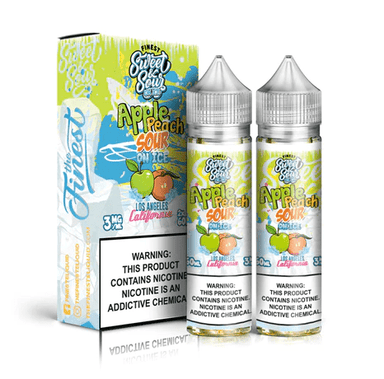 Apple Peach Sour Belts On Ice By The Finest Sweet And Sour 120ML E-Liquid