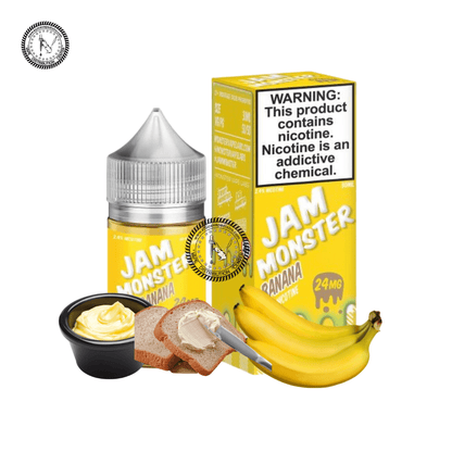 Banana Salt by Jam Monster Salt 30ML E-Liquid