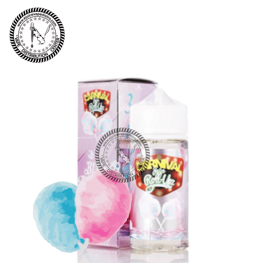 Blue Cotton Candy by Juice Roll Upz Carnival 100ML EJV Distro Blue Cotton Candy by Juice Roll Upz Carnival 100ML EJV Distro