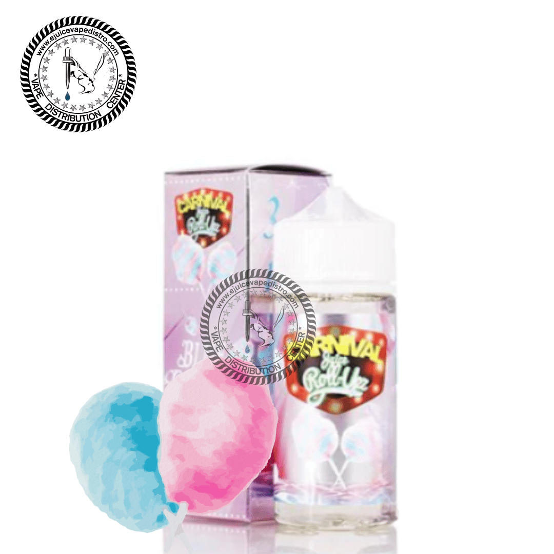 Blue Cotton Candy by Juice Roll Upz Carnival 100ML E-Liquid