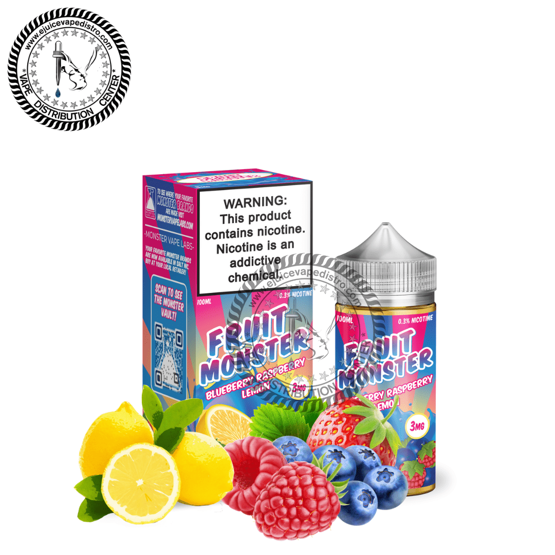 Blueberry Raspberry Lemon by Fruit Monster Eliquid 100ML — EJV Distro