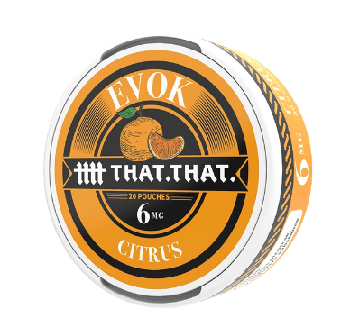 Citrus By THATTHAT Evok Nicotine Pouches (20 pouches) Nicotine Pouches