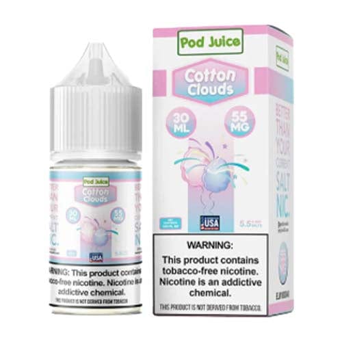 Cotton Clouds by Pod Juice Salt 30ML E-Liquid