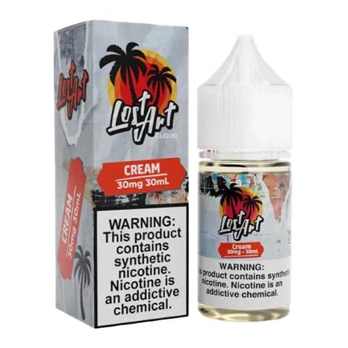Cream By Lost Art Synthetic Nic Salt 30ml E-Liquid