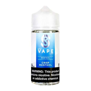 Crisp Menthol By USA Vape Lab E-Liquid 100ML E-Liquid
