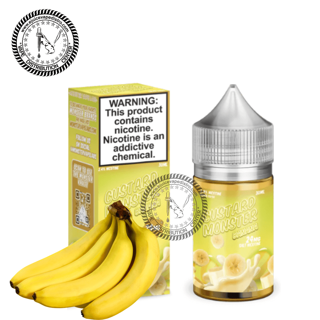 Banana Flavored Vape Juice BANANA ICE BY FROZEN FRUIT MONSTER SALT NIC 30ML  ICED Banana Dragon Berry - Cloud Nurdz - Vape Juice | Giant Vapes