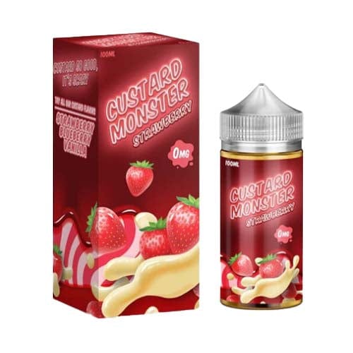 Custard Monster Strawberry Custard by Jam Monster 100ML E-Liquid