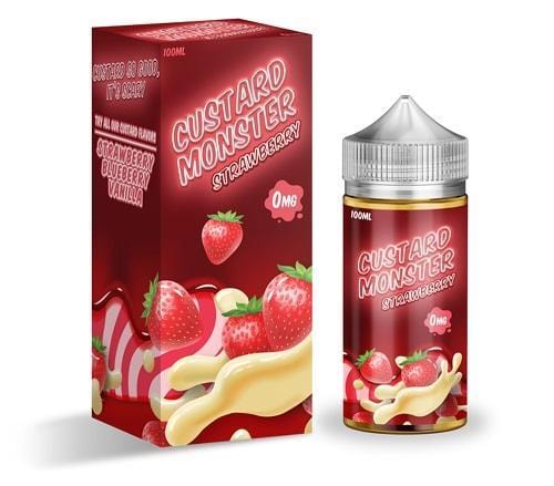 Custard Monster Strawberry Custard by Jam Monster 100ML E-Liquid