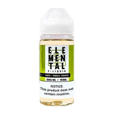 Earth Vanilla Tobacco By Elemental E-Liquid 100ML E-Liquid