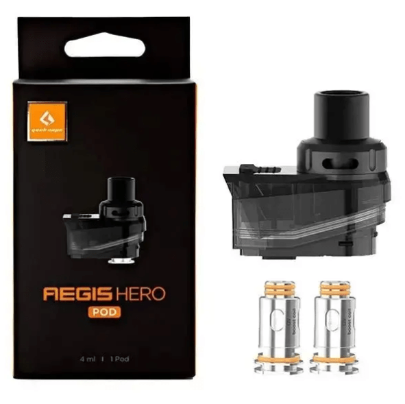 GEEK VAPE Aegis Hero Pod 4ML (1 Pod - 2 Coils) EJV Distro GEEK VAPE Aegis Hero Pod 4ML (1 Pod - 2 Coils) EJV Distro