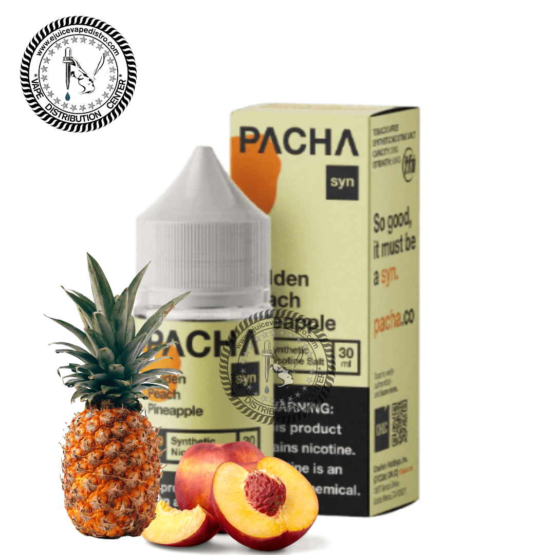 Golden Peach Pineapple by Pacha Mama Salts 30ML E-Liquid