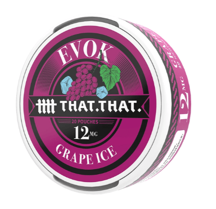 Grape Ice By THATTHAT Evok Nicotine Pouches (20 pouches) Nicotine Pouches