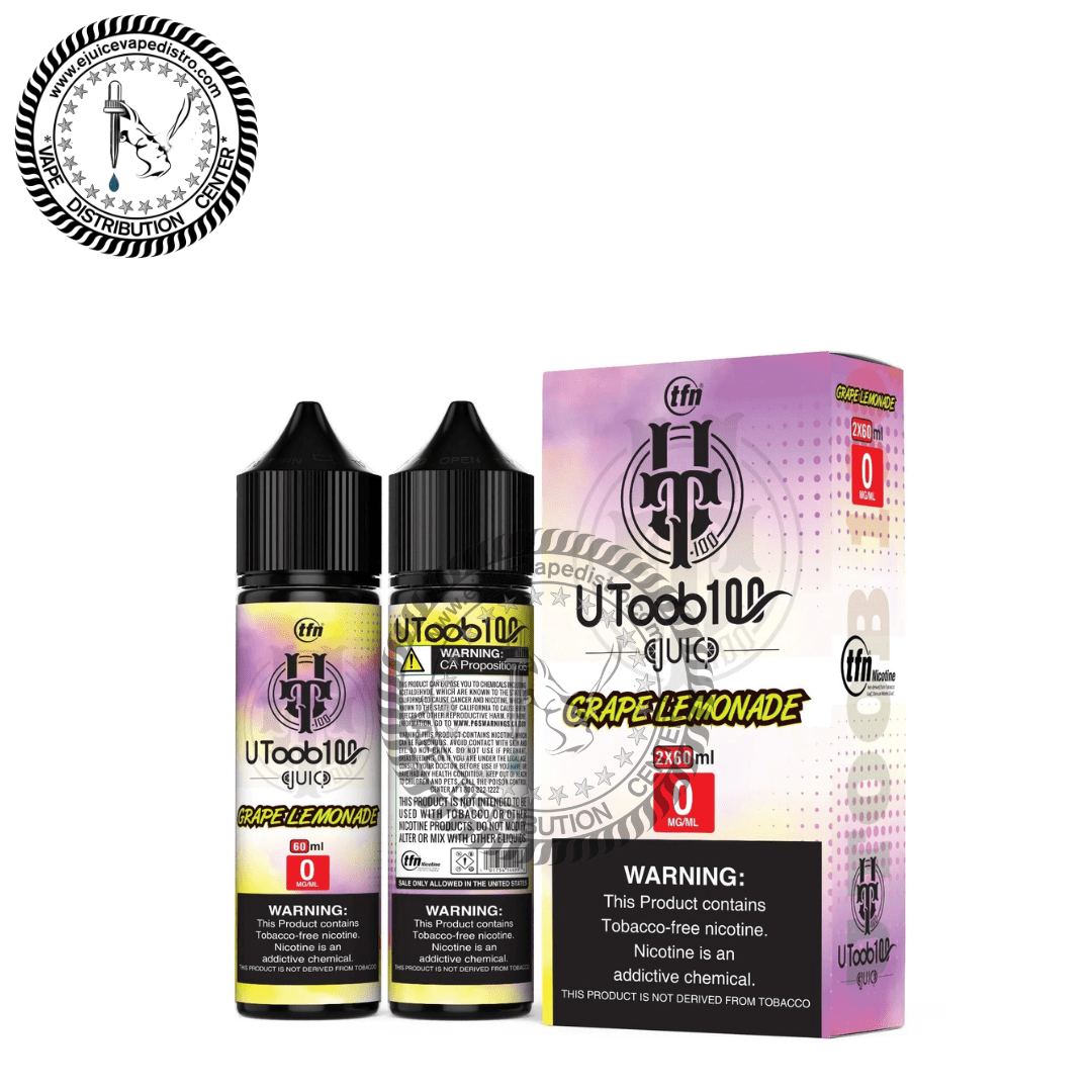 Grape Lemonade Vape Juice by U TooB 100 - 2x60ML 120ML EJV Distro Grape Lemonade Vape Juice by U TooB 100 - 2x60ML 120ML EJV Distro
