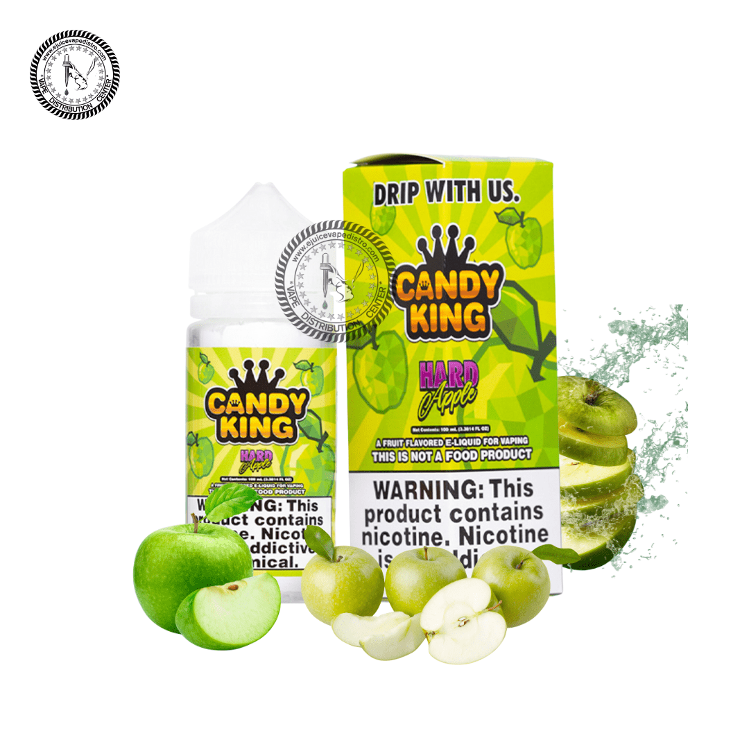 Green Hard Apple Candy by Candy King 100ML E-Liquid