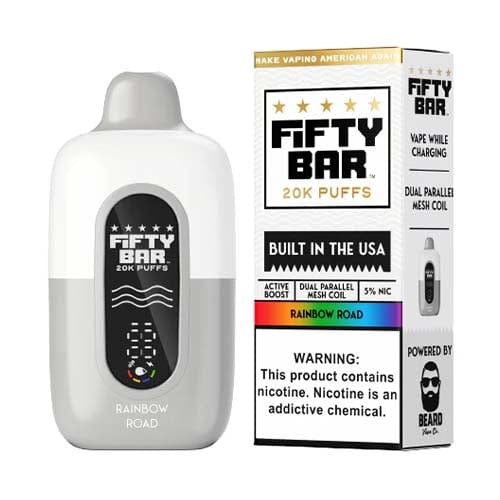Hidden Hills x Fifty Bar 20K Disposable (5% Nicotine , Dual Parallel Mesh Coil) DISPOSABLE