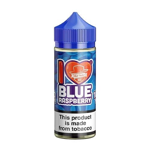I LOVE BLUE RASPBERRY BY MAD HATTER JUICE 100ML EJV Distro I LOVE BLUE RASPBERRY BY MAD HATTER JUICE 100ML EJV Distro