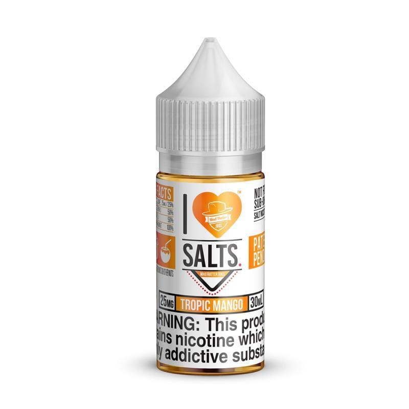 I Love Salts Tropical Mango By Mad Hatter Juice 30ML E-Liquid