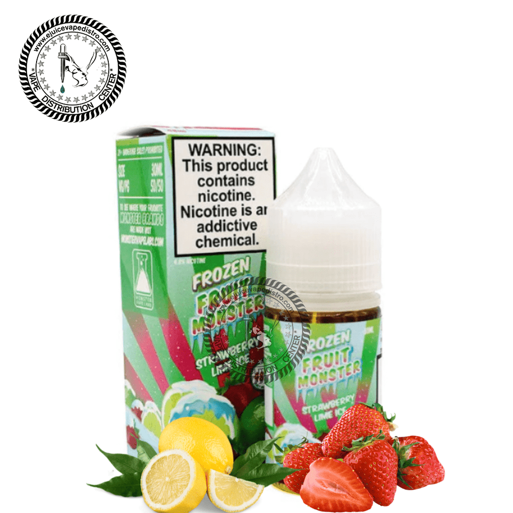 Ice Strawberry Lime Vape Juice Salt by Frozen Fruit Monster Salt 30ML — EJV  Distro