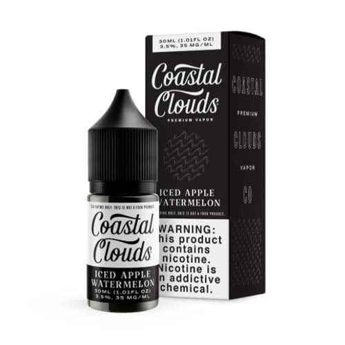 Iced Apple Watermelon Salt Nic by Coastal Clouds Salt 30ML TFN E-Liquid