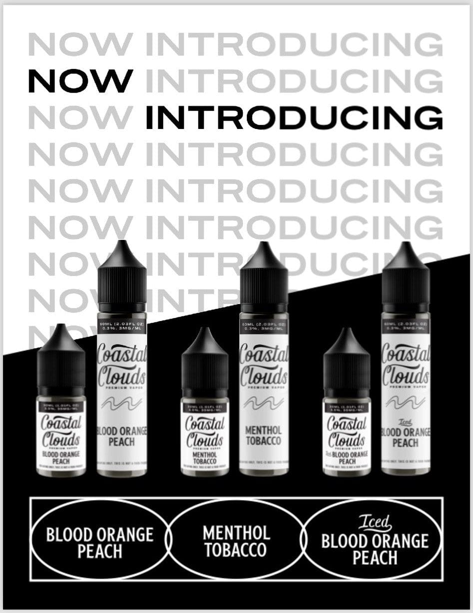 ICED Blood Orange Peach by Coastal Clouds Iced 60ML E-Liquid E-Liquid