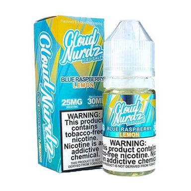 Iced Blue Raspberry Lemon Salt by Cloud Nurdz Iced Salt 30ML E-Liquid