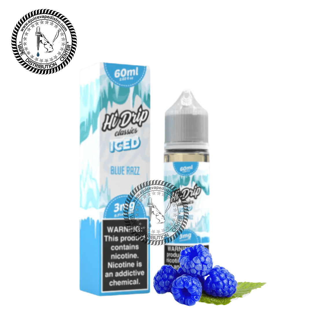 Iced Blue Razz by Hi-Drip Classics 60ML EJV Distro Iced Blue Razz by Hi-Drip Classics 60ML EJV Distro