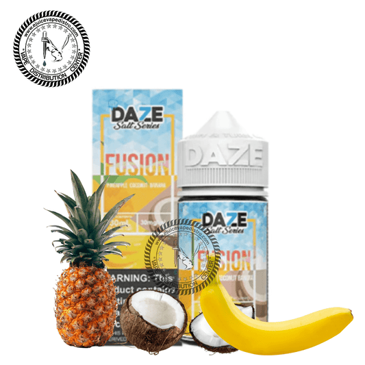ICED Pineapple Coconut Banana Salt by 7 Daze Fusion Salts 30ML E-Liquid