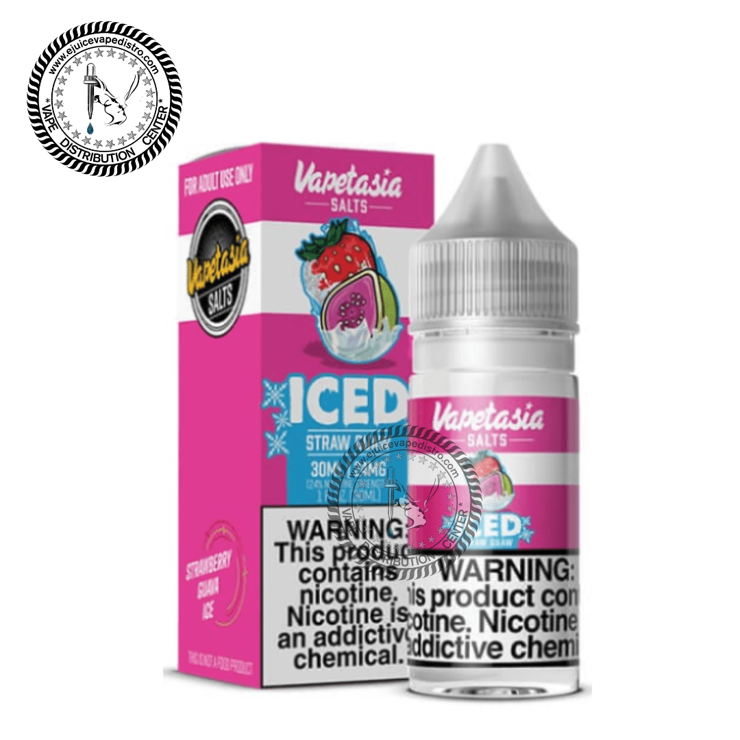 Synthetic Salts Straw - Guaw Salt Vape Juice By Vapetasia Killer Fruit Salt  30ML - EJV Straw Guaw