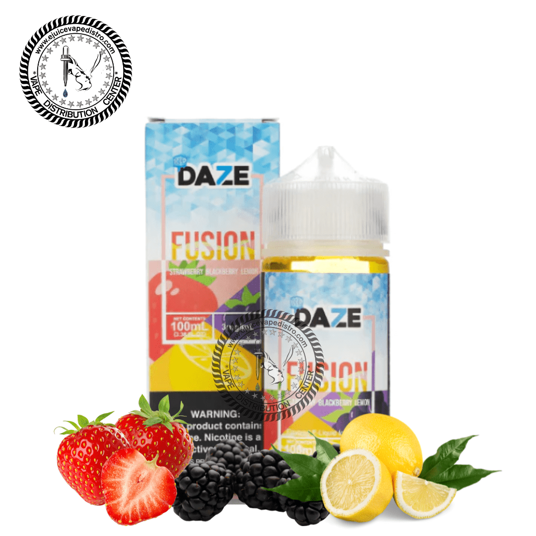 ICED Strawberry Blackberry Lemon by 7 Daze Fusion 100ML E-Liquid