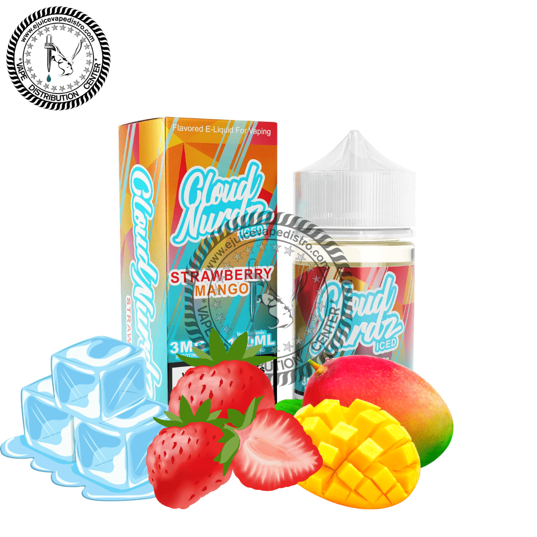 Iced Strawberry Mango by Cloud Nurdz 100ML E-Liquid