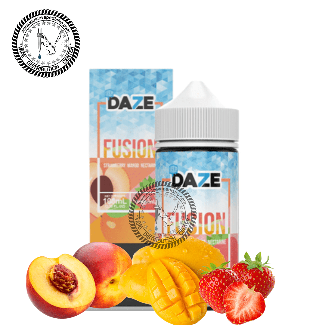 ICED Strawberry Mango Nectarine by 7 Daze Fusion 100ML E-Liquid